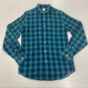 J.Crew Woven Button Down Shirt | Small